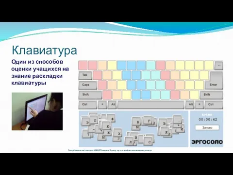 Клавиатура Республиканский конкурс «SMART-педагог Өрлеу: путь к профессиональному успеху» Один из