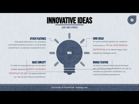 The Power of PowerPoint - thepopp.com INNOVATIVE IDEAS LIGHT AND 4