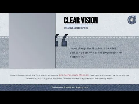 The Power of PowerPoint - thepopp.com CLEAR VISION QUATATION AND DESCRIPTION