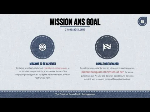 The Power of PowerPoint - thepopp.com MISSION ANS GOAL Pri tation