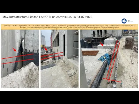 Max-Infrastructure Limited Lot 2700 по состоянию на 31.07.2022 Every open side