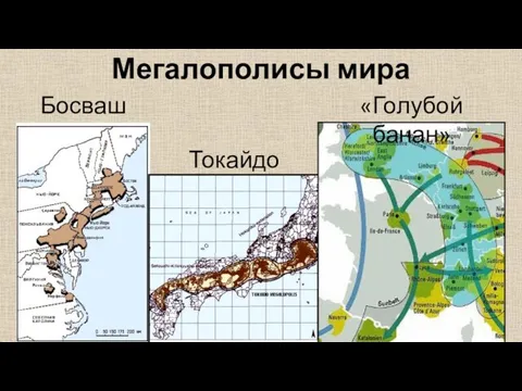 Мегалополисы мира Токайдо Босваш «Голубой банан»