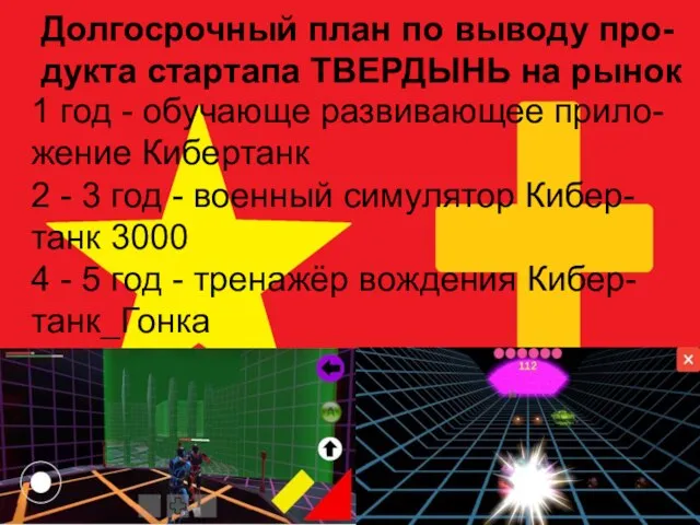 Долгосрочный план по выводу про- дукта стартапа ТВЕРДЫНЬ на рынок 1