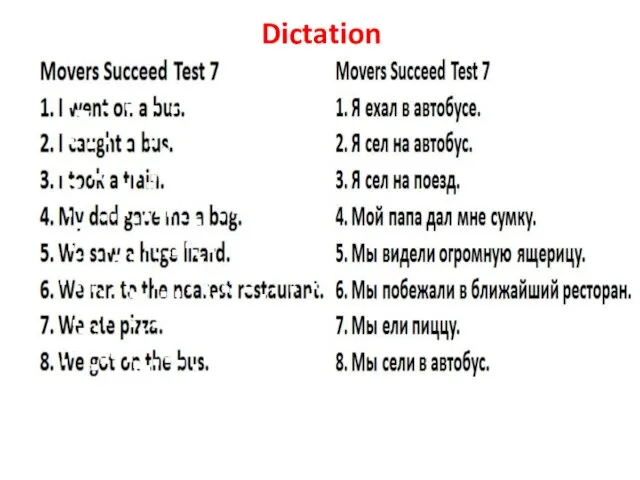 Dictation