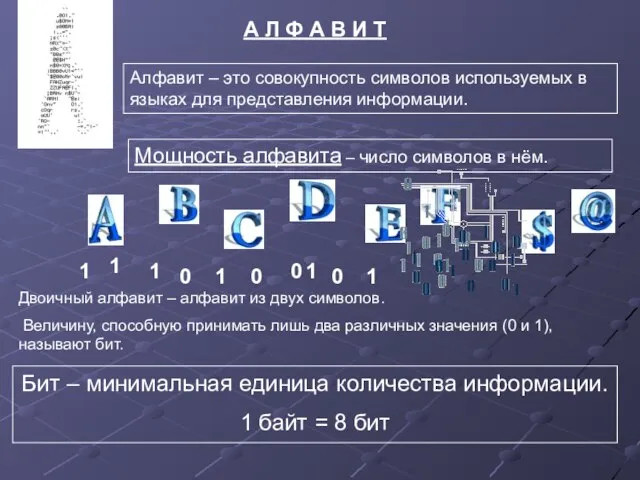 А Л Ф А В И Т Алфавит – это совокупность