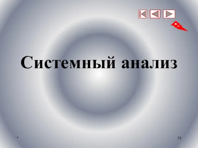 * Системный анализ