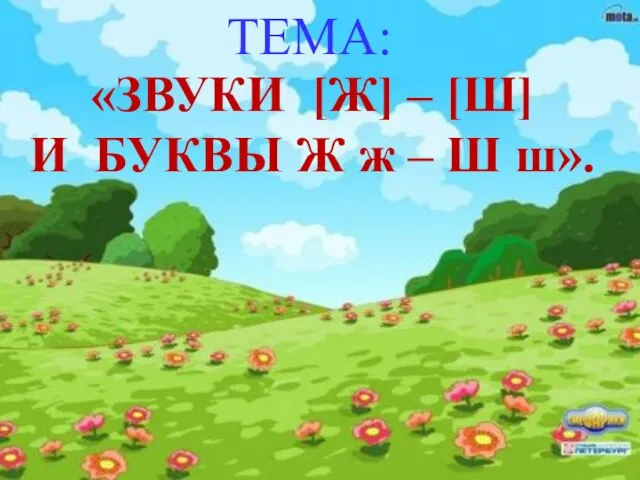 «ЗВУКИ [Ж] – [Ш] И БУКВЫ Ж ж – Ш ш». ТЕМА: