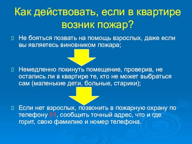 Как действовать, если в квартире возник пожар? Не бояться позвать на