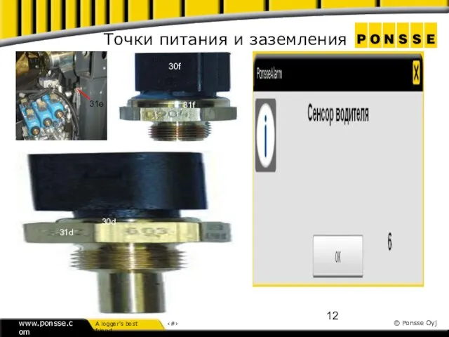 31f 31d 30f 30d Точки питания и заземления