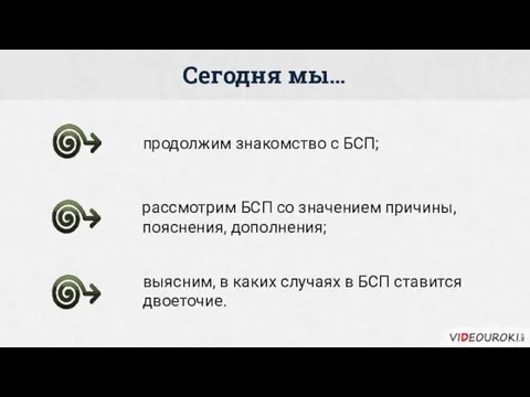 продолжим знакомство с БСП; рассмотрим БСП со значением причины, пояснения, дополнения;