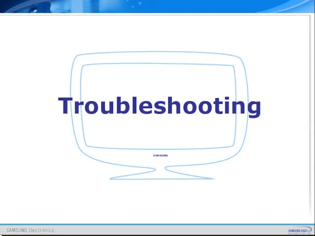 Troubleshooting