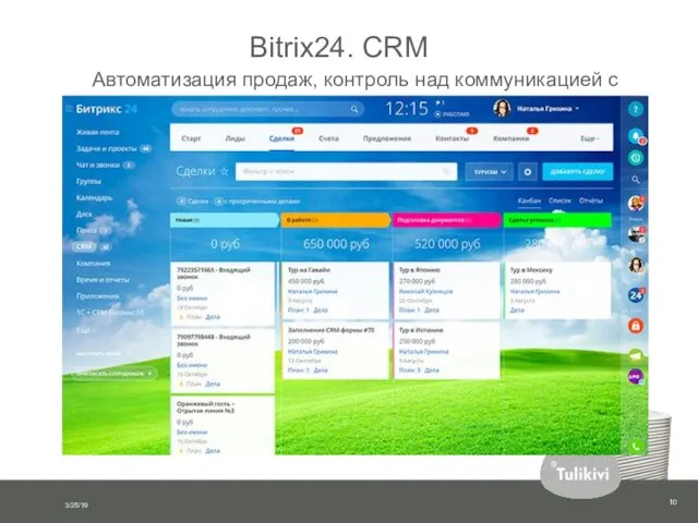 Bitrix24. СRM Автоматизация продаж, контроль над коммуникацией с клиентом