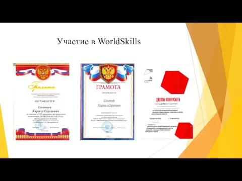 Участие в WorldSkills