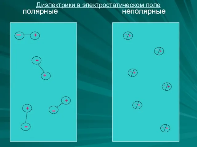 полярные неполярные - + + - + - - + -