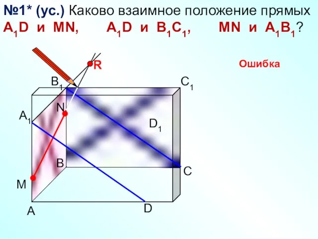 А D С В B1 С1 D1 А1 №1* (ус.) Каково