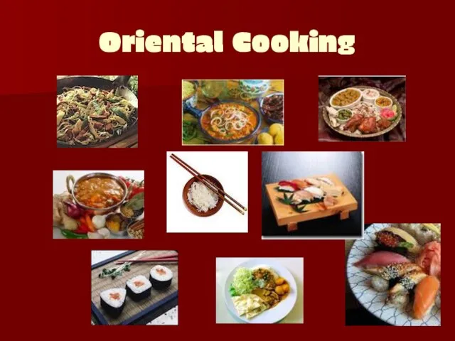 Oriental Cooking