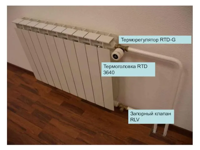 Запорный клапан RLV Терморегулятор RTD-G Термоголовка RTD 3640