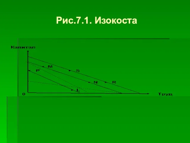 Рис.7.1. Изокоста