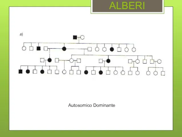 ALBERI Autosomico Dominante