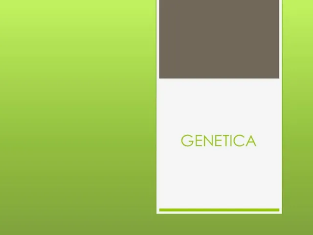 GENETICA