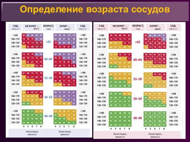 Определение возраста сосудов