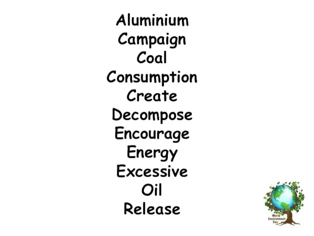 Aluminium Campaign Coal Consumption Create Decompose Encourage Energy Excessive Oil Release