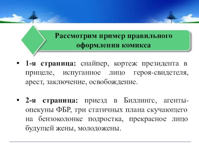 1-я страница: снайпер, кортеж президента в прицеле, испуганное лицо героя-свидетеля, арест,