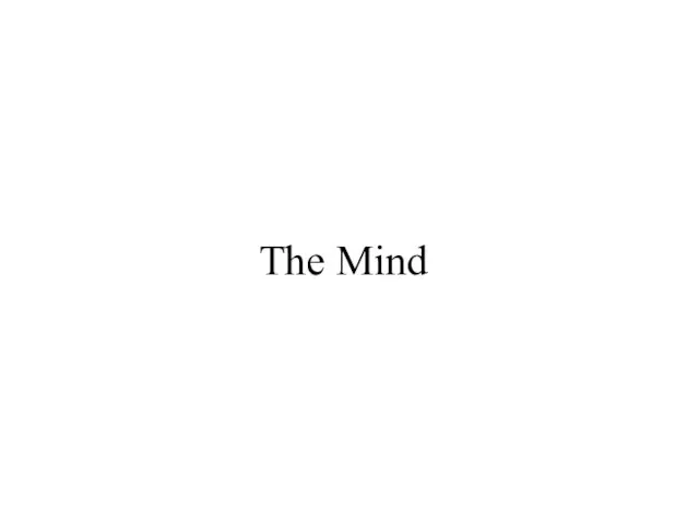 The Mind