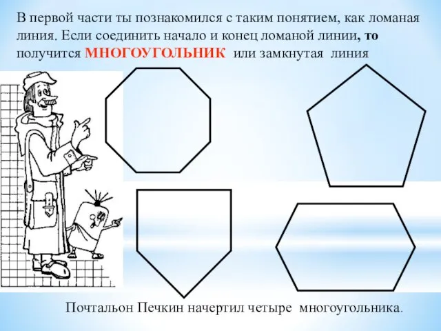 В первой части ты познакомился с таким понятием, как ломаная линия.