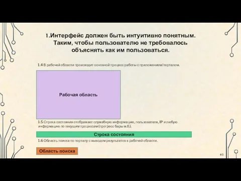 Рабочая область 1.4 В рабочей области происходит основной процесс работы с