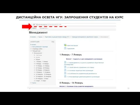 ДИСТАНЦІЙНА ОСВІТА НГУ: ЗАПРОШЕННЯ СТУДЕНТІВ НА КУРС