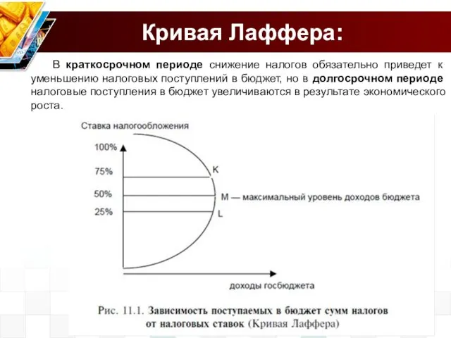 Кривая Лаффера: В краткосрочном периоде снижение налогов обязательно приведет к уменьшению