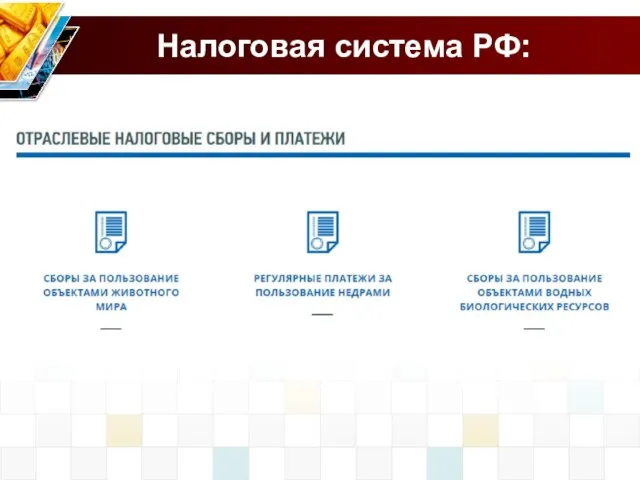 Налоговая система РФ: