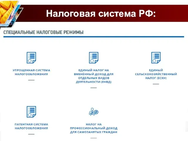 Налоговая система РФ: