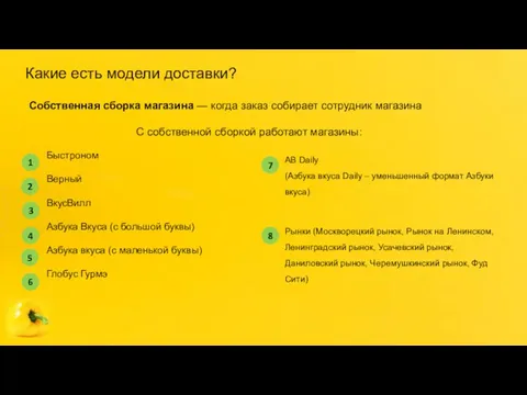 Какие есть модели доставки? Собственная сборка магазина — когда заказ собирает