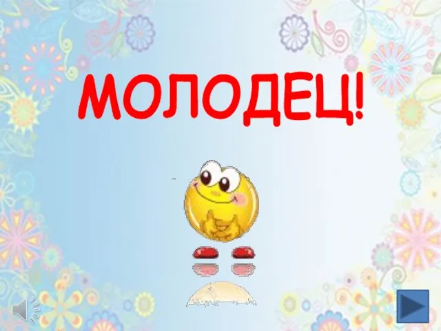 МОЛОДЕЦ!