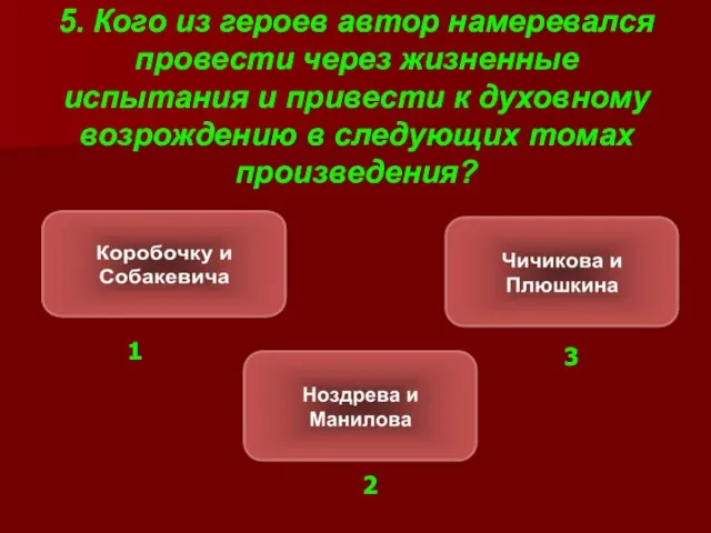 5. Кого из героев автор намеревался провести через жизненные испытания и