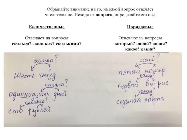 Обращайте внимание на то, на какой вопрос отвечает числительное. Исходя из