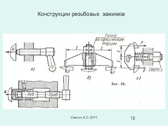 Смагин А.С. 2011 Конструкции резьбовых зажимов