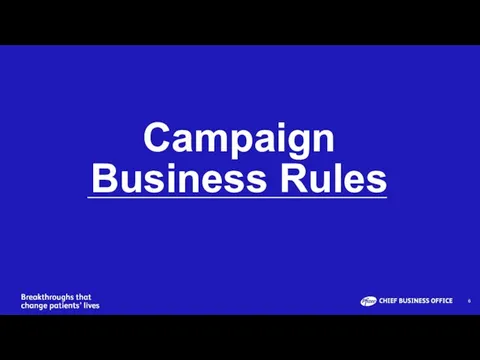 Campaign Business Rules