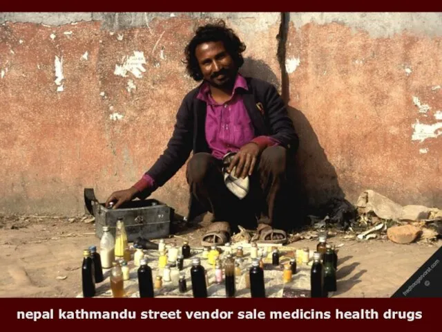 nepal kathmandu street vendor sale medicins health drugs