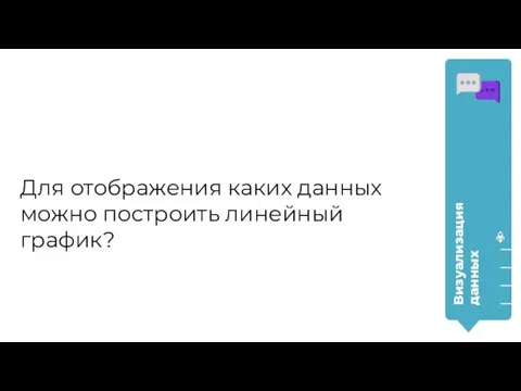 Для отображения каких данных можно построить линейный график? Визуализация данных