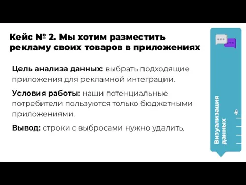 Кейс № 2. Мы хотим разместить рекламу своих товаров в приложениях