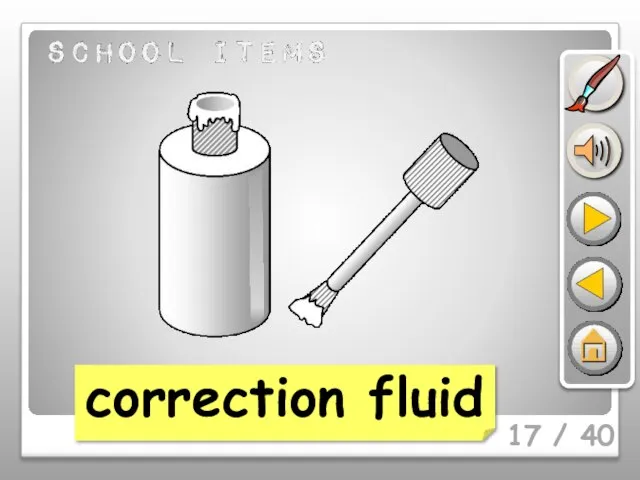 17 / 40 correction fluid