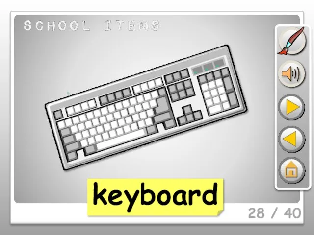 28 / 40 keyboard