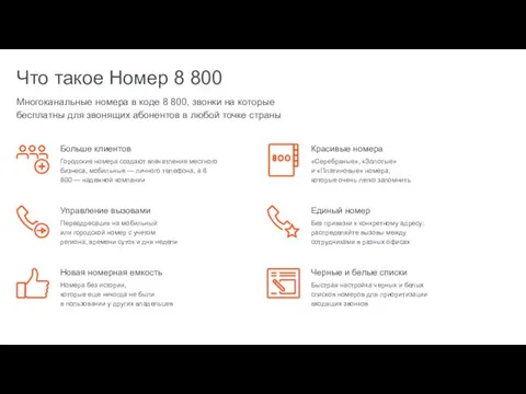 Что такое Номер 8 800 Многоканальные номера в коде 8 800,