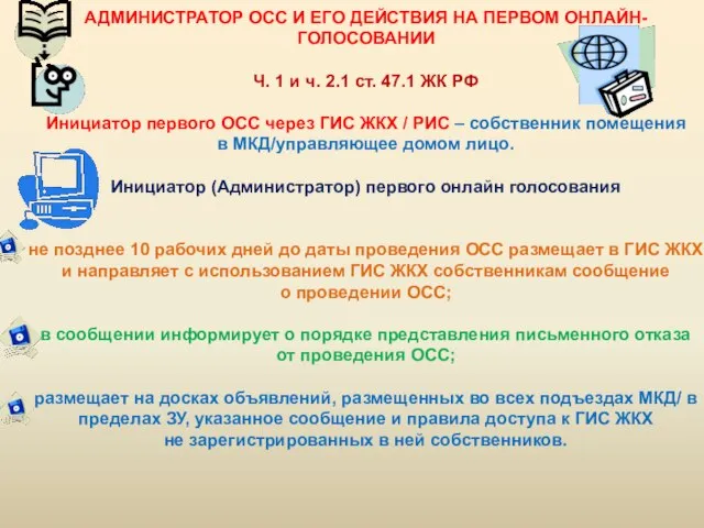 АДМИНИСТРАТОР ОСС И ЕГО ДЕЙСТВИЯ НА ПЕРВОМ ОНЛАЙН-ГОЛОСОВАНИИ Ч. 1 и