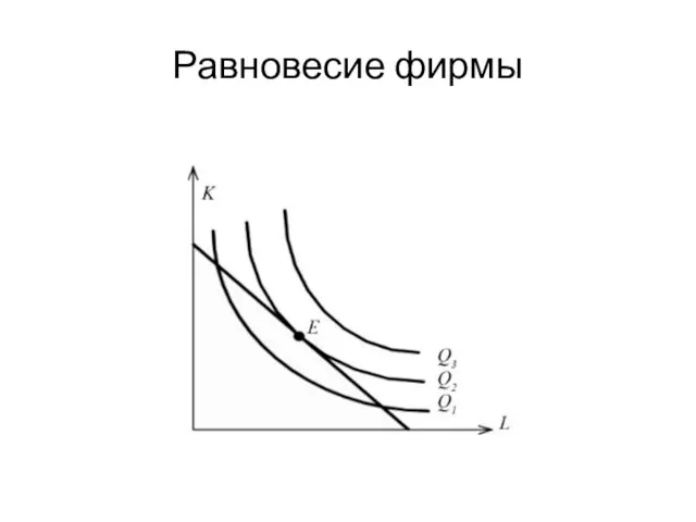 Равновесие фирмы