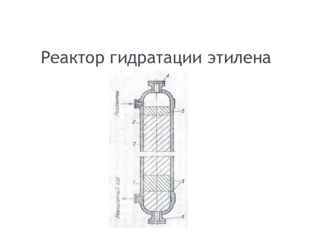 Реактор гидратации этилена
