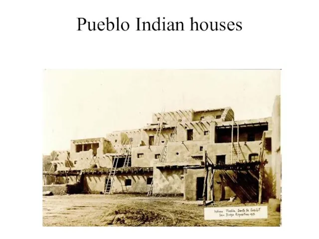 Pueblo Indian houses